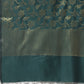 Jompers Women Green & Golden Solid Kurti with Sharara & Woven Design Dupatta (JOKPS D14G 1349 Green)