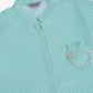 Men's Solid Kurta Pyjama With Shrug Jacket ( JOKPWCS W-D 4067Sky )