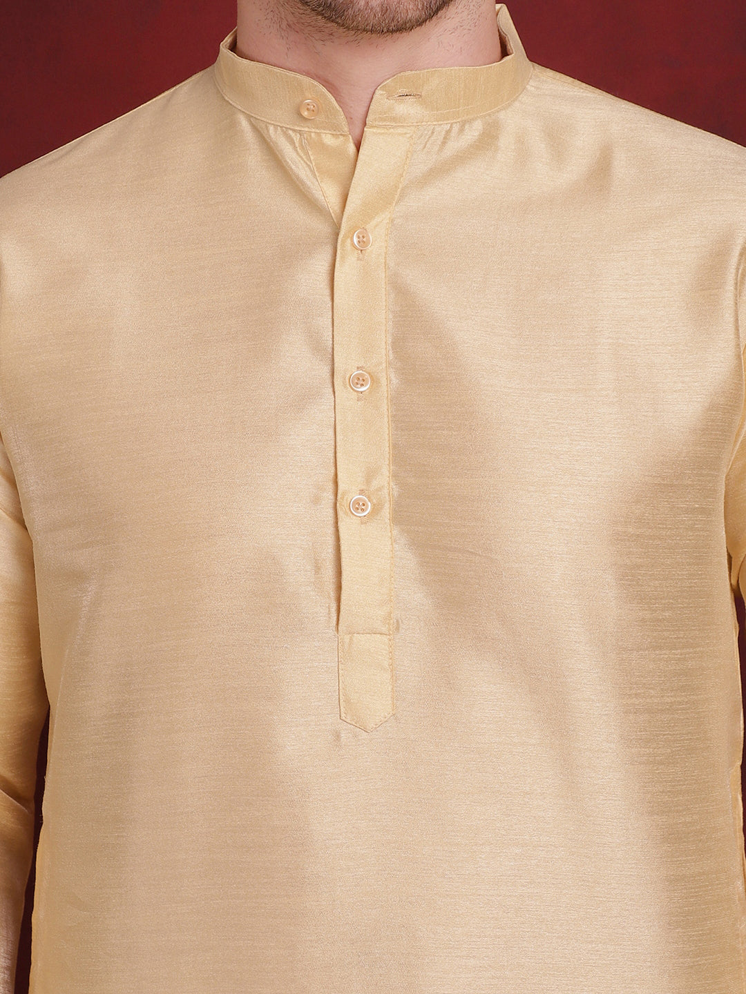 White Woven Design Nehru Jacket With Kurta Pyjama Set ( JOKPWC 636G 4091White )