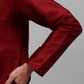 Men's Woven Design Nehru Jacket and Kurta Pyjama Set ( JOKPWC 636M 4026 Maroon )