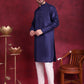 Woven Design Nehru Jacket With Kurta Pyjama Set ( JOKPWC 636N 4089 Brown )