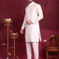 Woven Design Nehru Jacket With Kurta Pyjama Set ( JOKPWC 636W 4087 Pink )