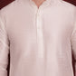 Navy Blue Woven Design Nehru Jacket With Kurta Pyjama Set ( JOKPWC 636W 4091Navy )