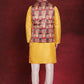 Multi Printed Nehru Jacket With Kurta Pyjama Set ( JOKPWC 636Y 4090Multi )