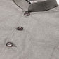 Men's Kurta Pyjama With Black Solid Nehru Jacket( JOKPWC W-F 4033Black )