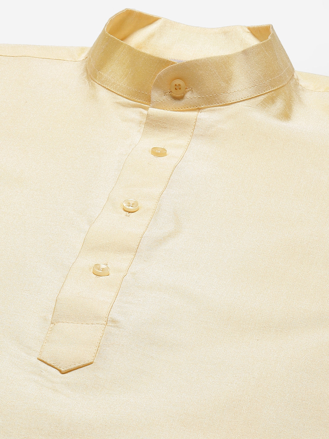 Men's Solid Kurta Pyjama With Floral Peach Printed Nehru Jacket( JOKPWC G-D 4032Peach )