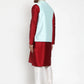 Jompers Men's Solid Dupion Kurta Pajama with Embroidered Nehru Jacket ( JOKPWC M-D 4016Sky )