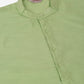 Men's Woven Design Nehru Jacket and Kurta Pyjama Set ( JOKPWC P-D 4045Pista )