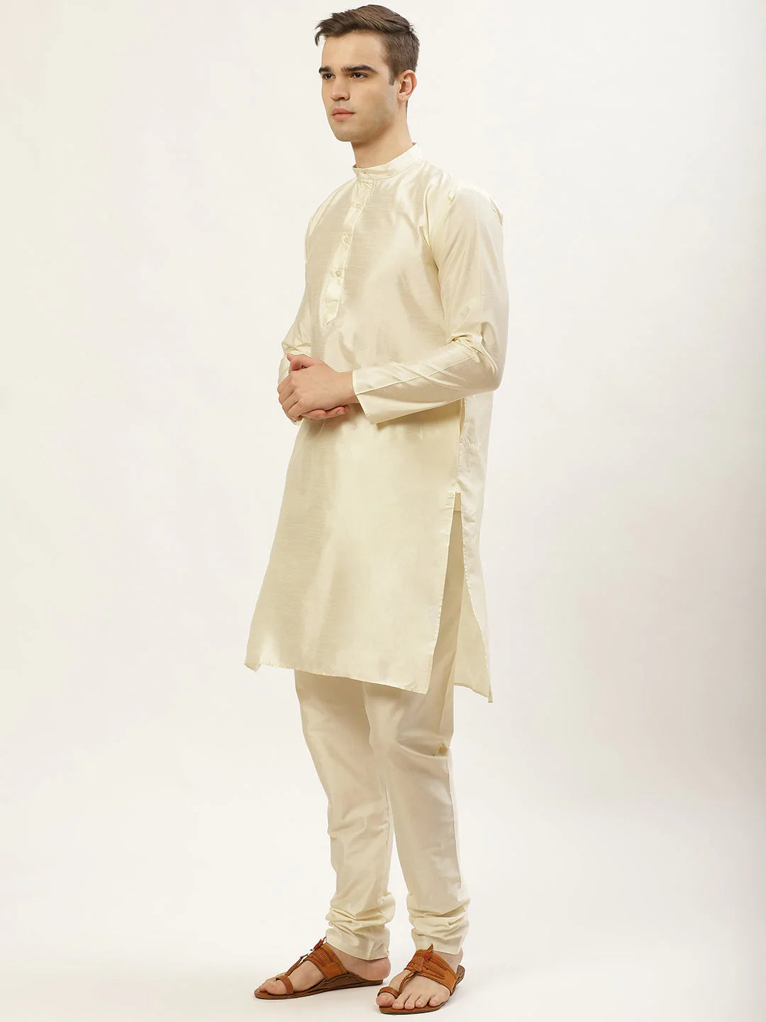 Men's Printed Nehru Jacket and Kurta Pyjama Set( JOKPWC W-D 4031Maroon )