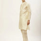 Men's Printed Nehru Jacket and Kurta Pyjama Set( JOKPWC W-D 4031Orange )