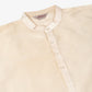 Men's Solid Kurta Pyjama With Striped Embroidered Nehru Jacket ( JOKPWC W-D 4043Peach )