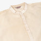 Men's Solid Dupion Silk Kurta Pyjama With Embroidered Nehru Jacket ( JOKPWC W-D 4044Golden )