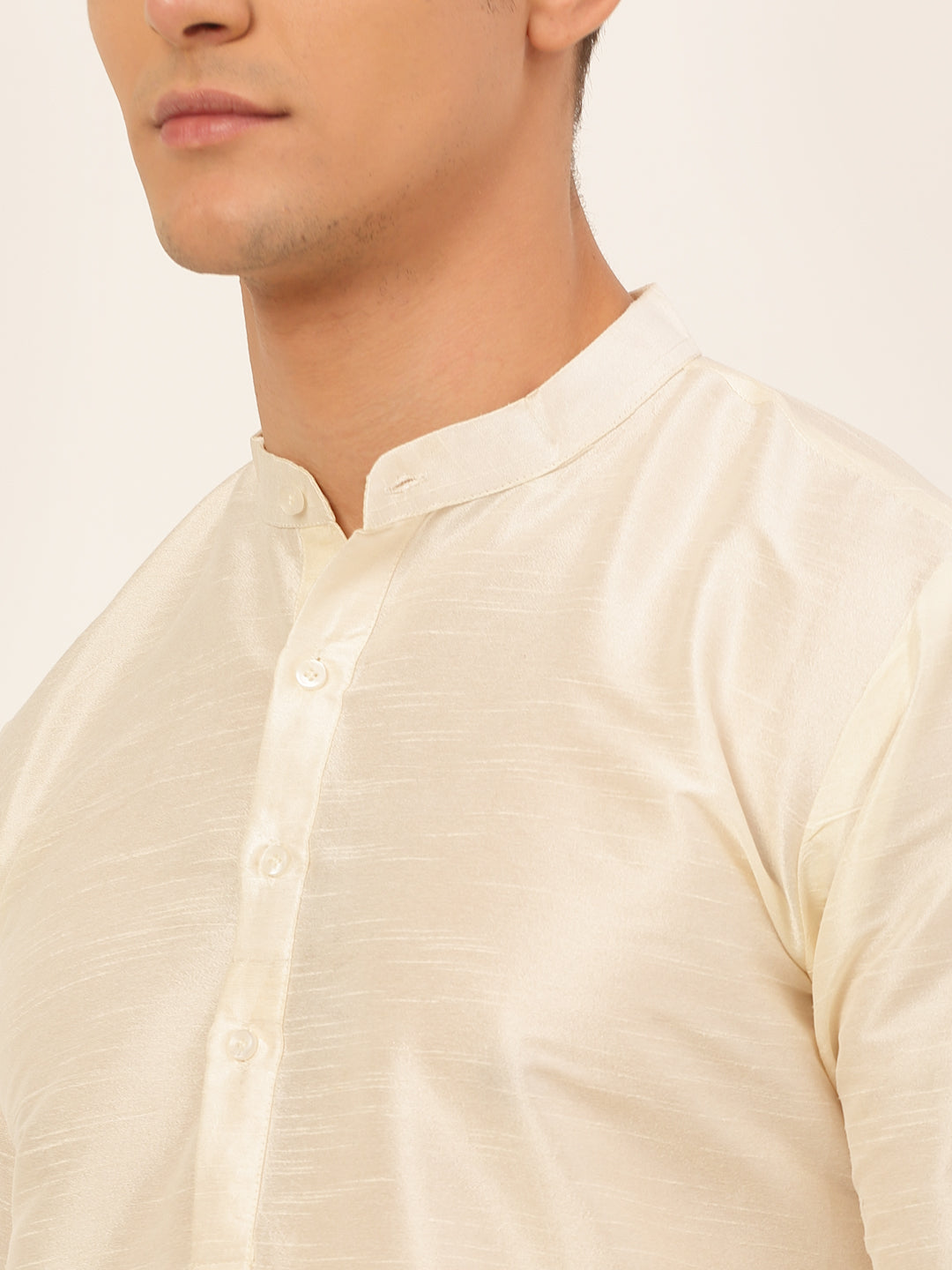 Men's Solid Kurta Pyjama With Nehru Jacket ( JOKPWC W-D 4047Green )