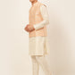 Men's Solid Kurta Pyjama With Nehru Jacket ( JOKPWC W-D 4047Pink )