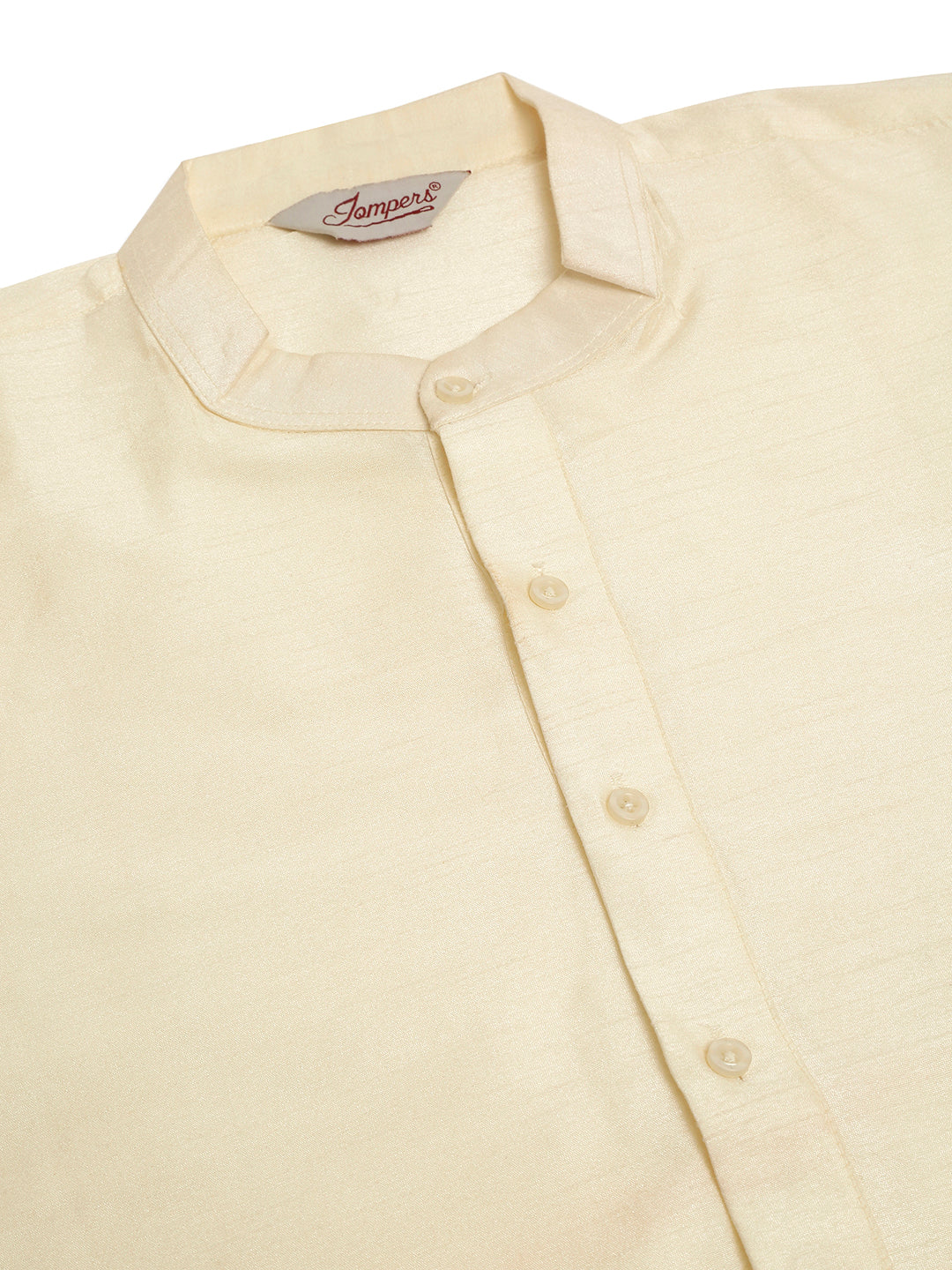 Men's Solid Kurta Pyjama With Nehru Jacket ( JOKPWC W-D 4048Silver )