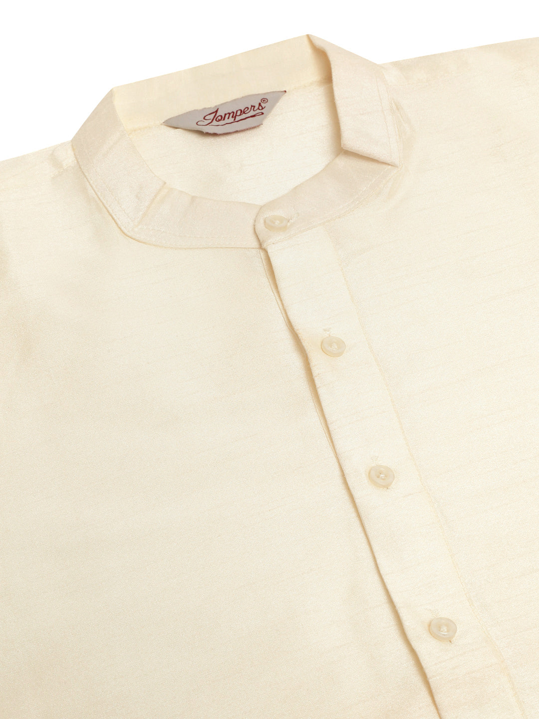 Men's Solid Kurta Pyjama With Nehru Jacket ( JOKPWC W-D 4049Brown )