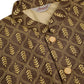 Men's Solid Kurta Pyjama With Nehru Jacket ( JOKPWC W-D 4049Brown )