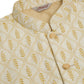 Men's Solid Kurta Pyjama With Nehru Jacket ( JOKPWC W-D 4049Silver )