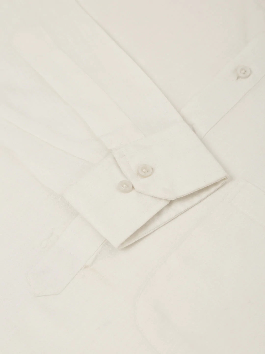 Men White Cotton Blend Kurta with Pyjamas & Orange Embroidered Nehru Jacket( JOKPWC W-F 4041Orange )