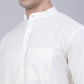 Men's Solid Kurta Pyjama With Nehru Jacket ( JOKPWC W-F 4046Beige )