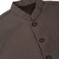 Men's Solid Kurta Pyjama With Nehru Jacket ( JOKPWC W-F 4046Charcoal )