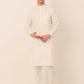 Men's Solid Kurta Pyjama With Nehru Jacket ( JOKPWC W-F 4046Charcoal )