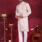 Men's Bandhani Printed Kurta with Pyjama ( JOKP 5016 Cream )