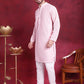 Chikankari Embroidered Kurta with Pyjama ( JOKP 5017 Pink )