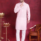 Chikankari Embroidered Kurta with Pyjama ( JOKP 5017 Pink )