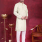 Chikankari Embroidered Kurta with Pyjama ( JOKP 5017 Pista )