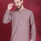 Sequins Chikankari Kurta with Pyjama ( JOKP 5018 Grey )