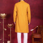 Sequins Chikankari Kurta with Pyjama ( JOKP 5018 Mustard )