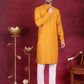 Sequins Chikankari Kurta with Pyjama ( JOKP 5018 Mustard )