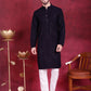 Sequins Chikankari Kurta with Pyjama ( JOKP 5018 Navy )