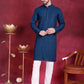 Sequins Chikankari Kurta with Pyjama ( JOKP 5018 Peacock )