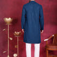 Sequins Chikankari Kurta with Pyjama ( JOKP 5018 Peacock )