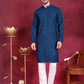 Sequins Chikankari Kurta with Pyjama ( JOKP 5018 Peacock )