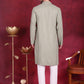 Sequins Chikankari Kurta with Pyjama ( JOKP 5018 Pista )