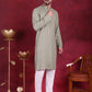 Sequins Chikankari Kurta with Pyjama ( JOKP 5018 Pista )