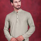 Sequins Chikankari Kurta with Pyjama ( JOKP 5018 Pista )