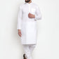 Jompers Men's Solid Cotton Kurtas