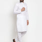 Jompers Men's Solid Cotton Kurtas