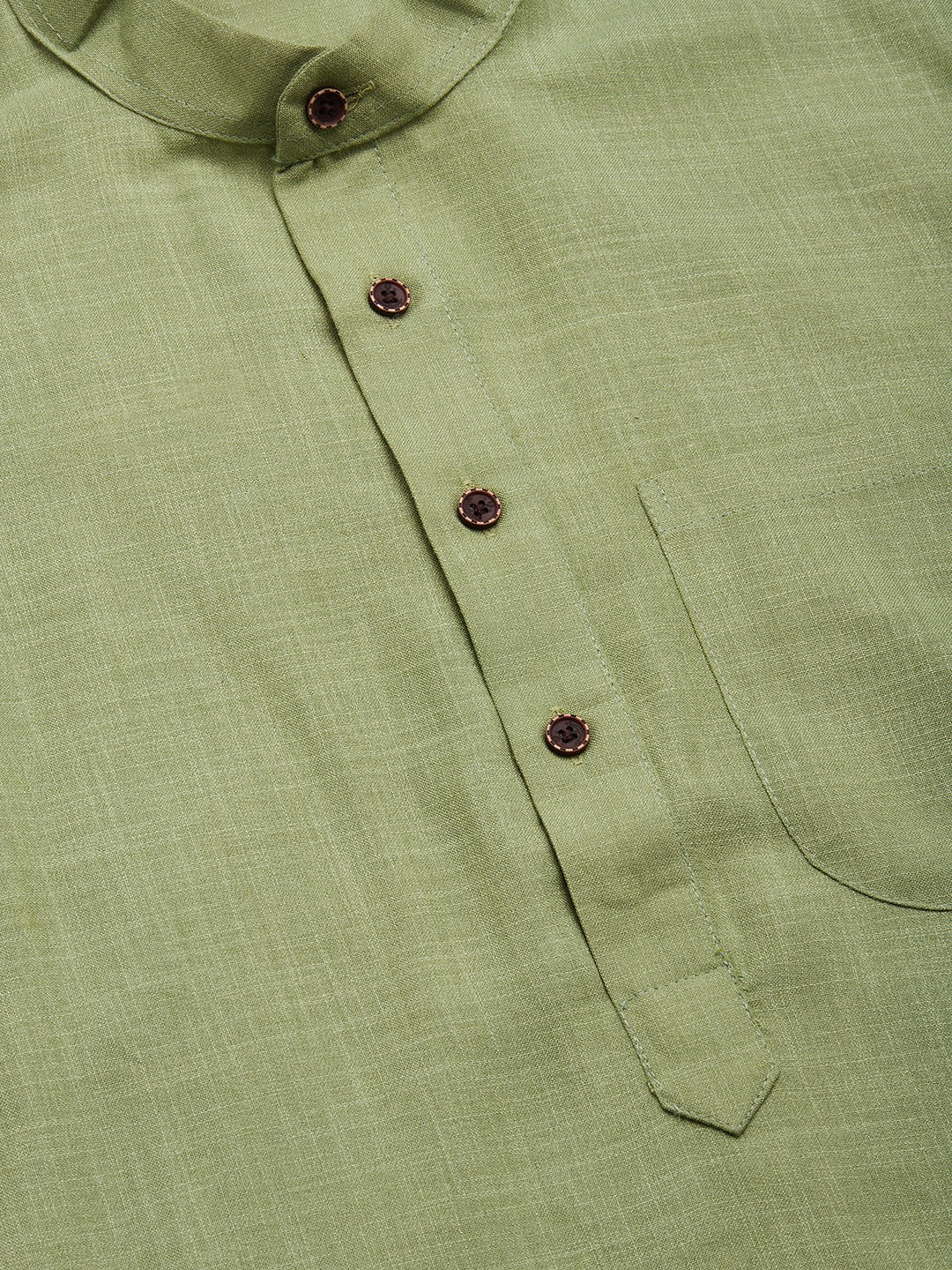 Jompers Men's Pista Cotton Solid Kurta Pyjama ( JOKP 532 Pista )