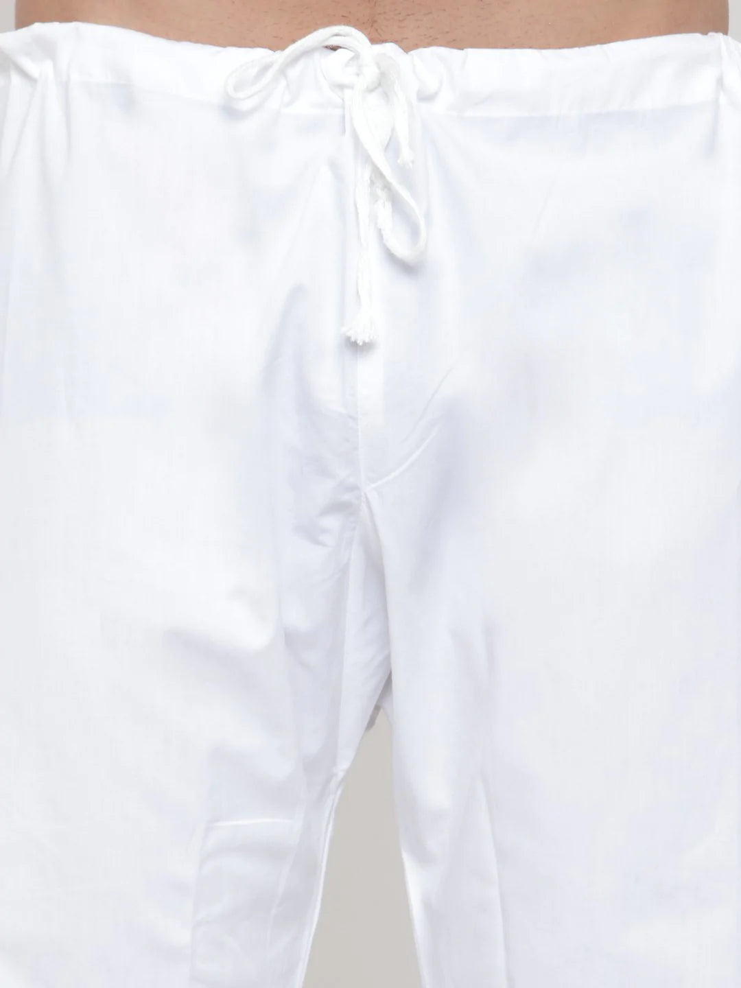 Jompers Men White Solid Kurta with Pyjamas