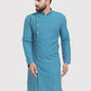 Men Green Self Design Kurta Only ( KO 572 Green )