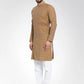Men Yellow Self Design Kurta with Pajama - Jompers