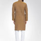 Men Yellow Self Design Kurta with Pajama - Jompers