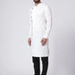 Men White Solid Kurta with Churidar ( JOKP 576 White )