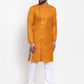 Jompers Men Mustard Solid Kurta Only ( KO 588 Mustard )