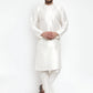 Jompers Men White Solid Kurta with Churidar ( JOKP 591 White )